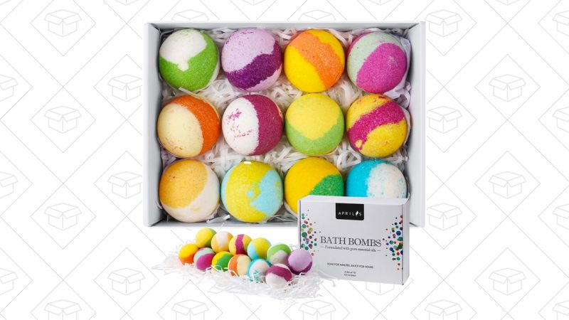 12 bombas de sales de baño | $13 | Amazon | Usa el código YG5QMX7F